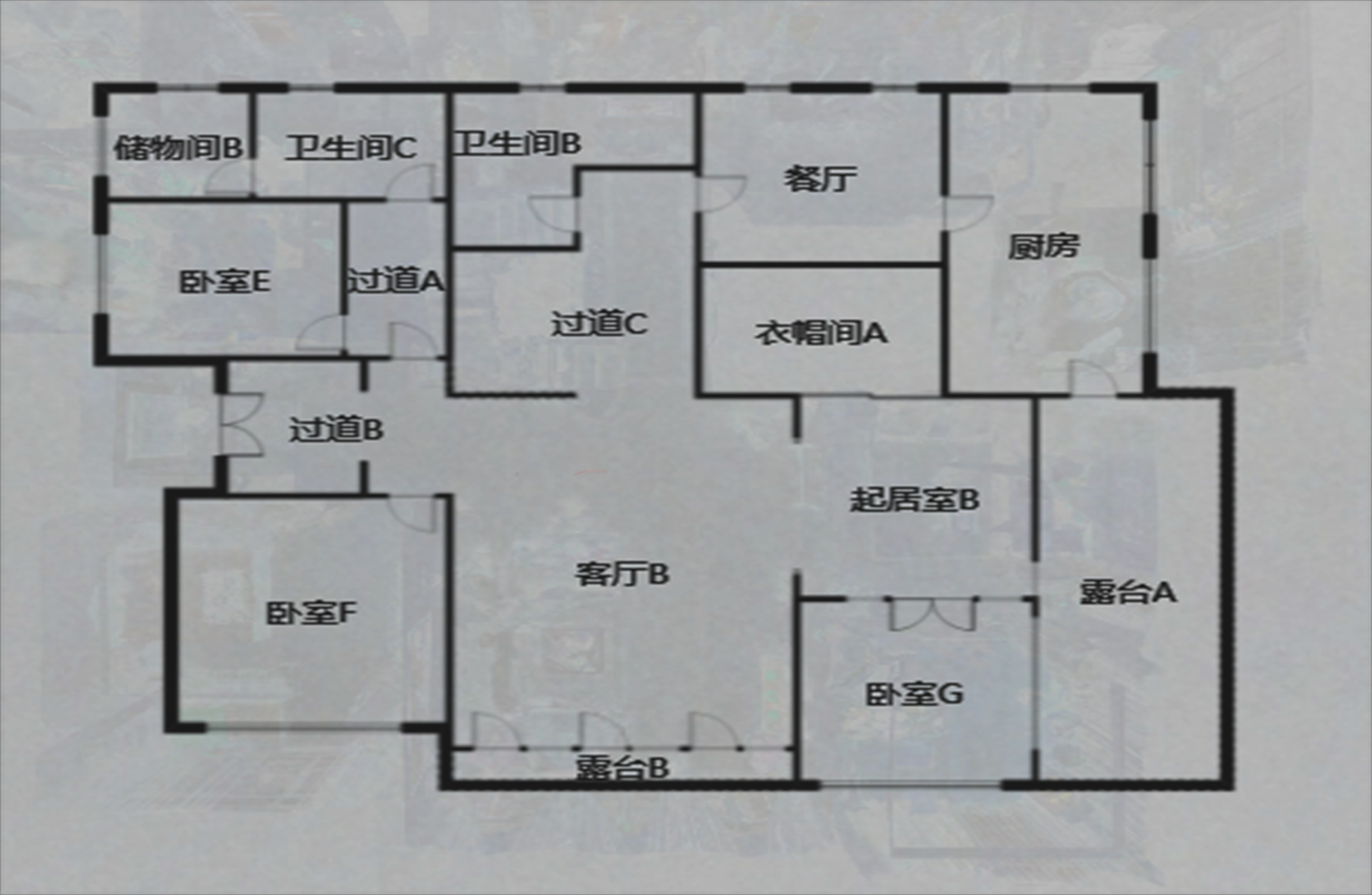玉麒麟半岛 5室4厅4卫 342.65m&sup2;