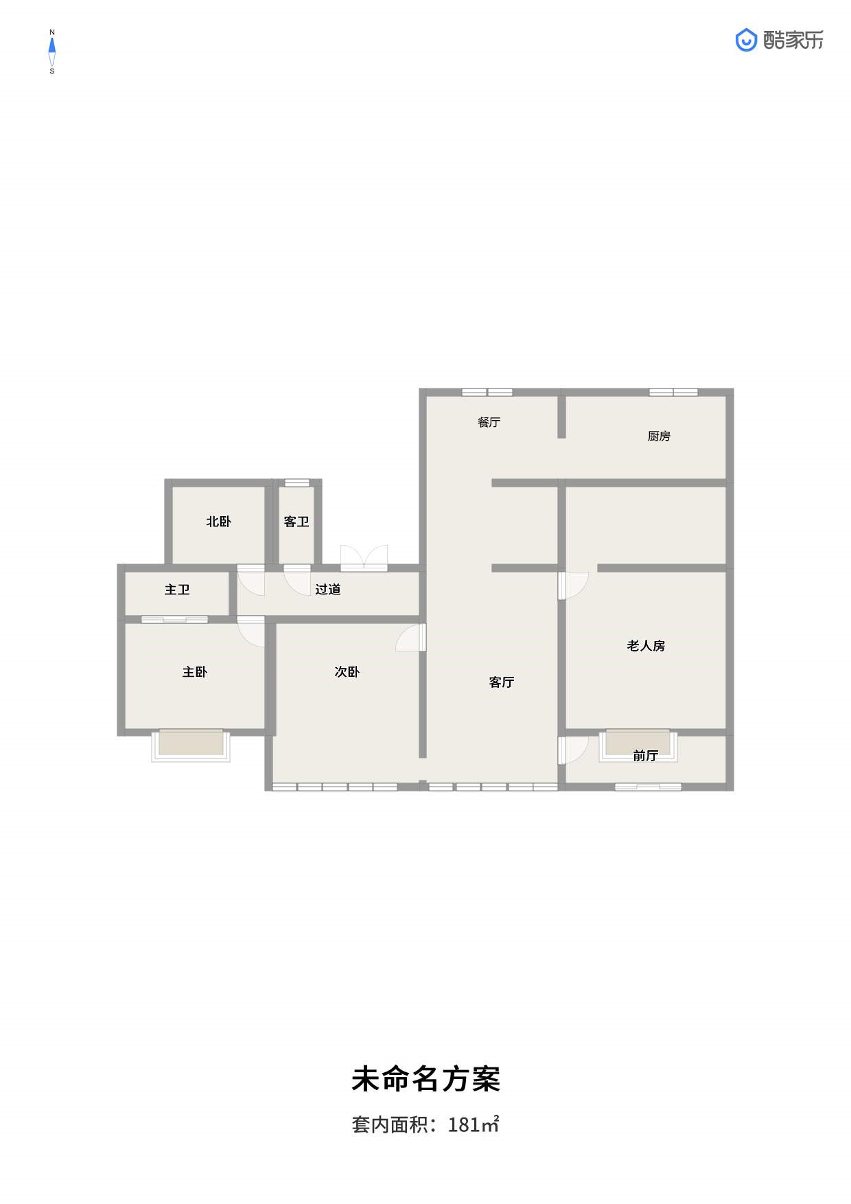 德民花苑西区 4室2厅2卫 202.00m&sup2;