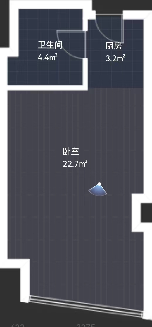 奥邦金座公寓 2室1厅1卫 71.8m&sup2;