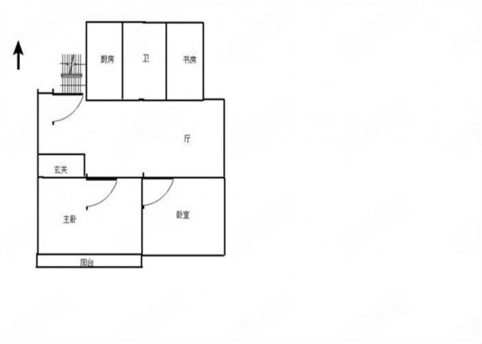 世纪新城 2室2厅1卫 100m&sup2;
