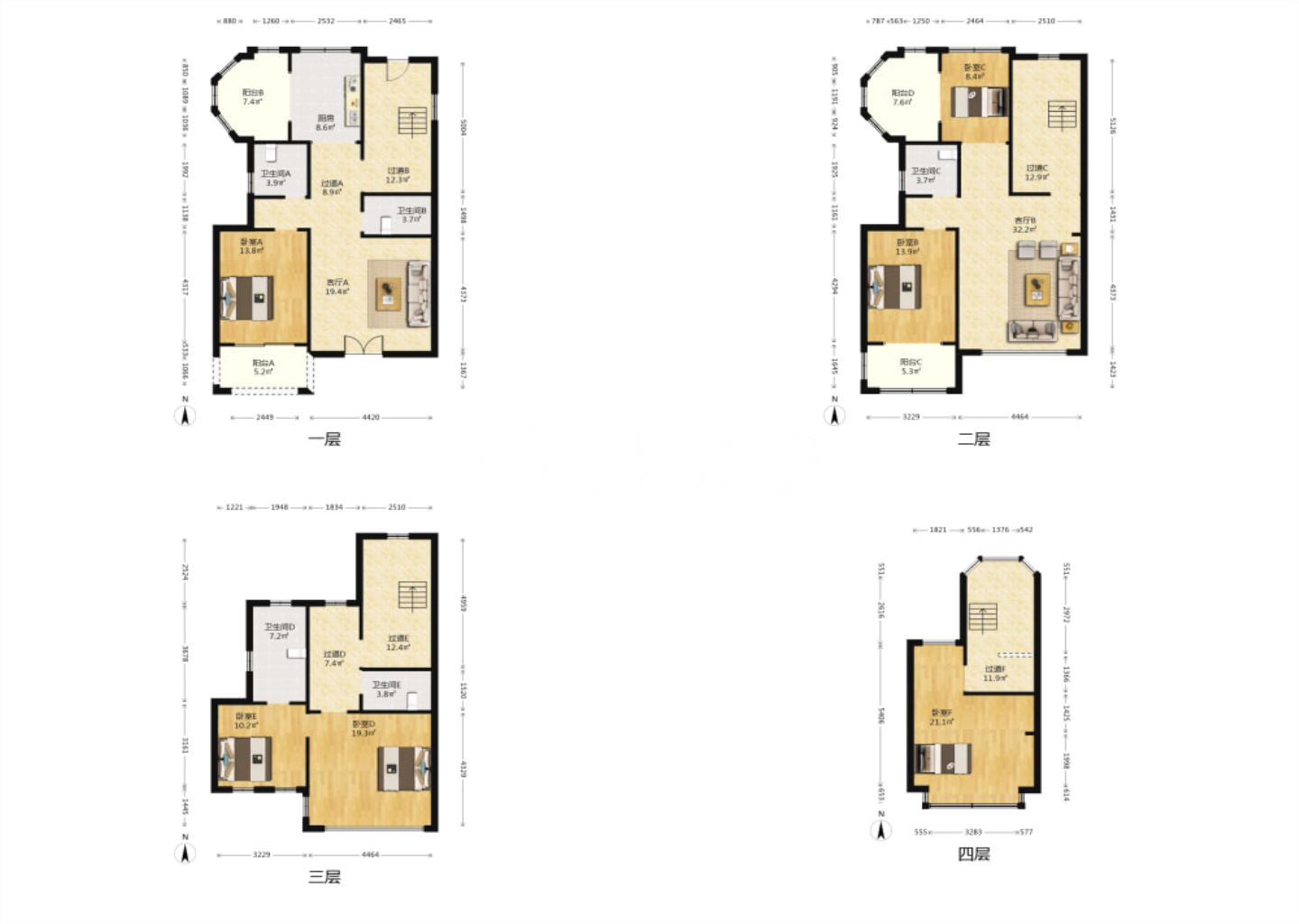 江景瑞园 5室3厅3卫 304m&sup2;