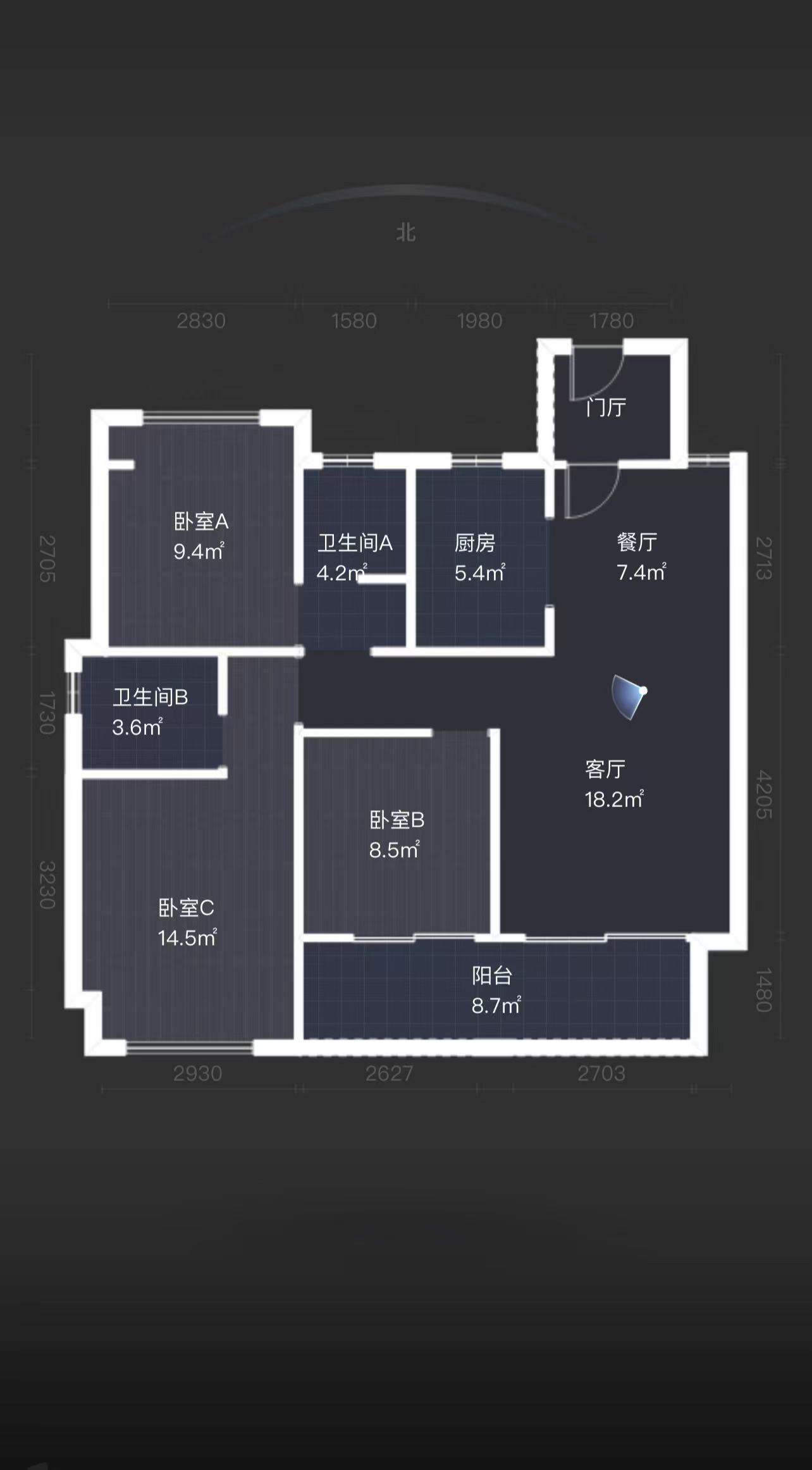 春溪集 3室2厅2卫 108m&sup2;
