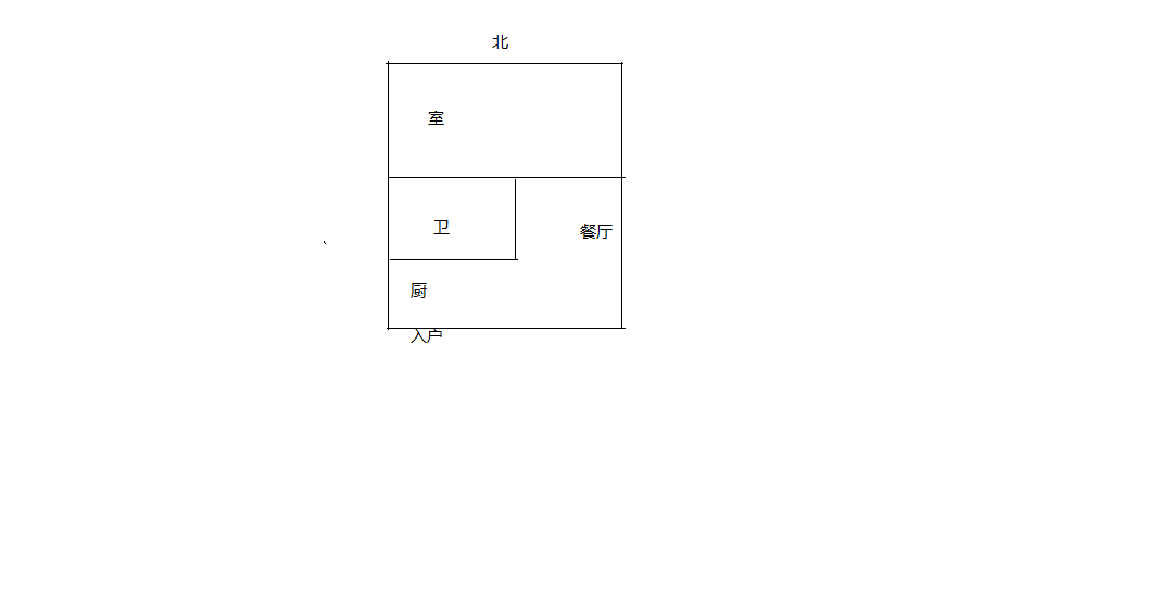 金贸公寓 1室1厅1卫 45m&sup2;