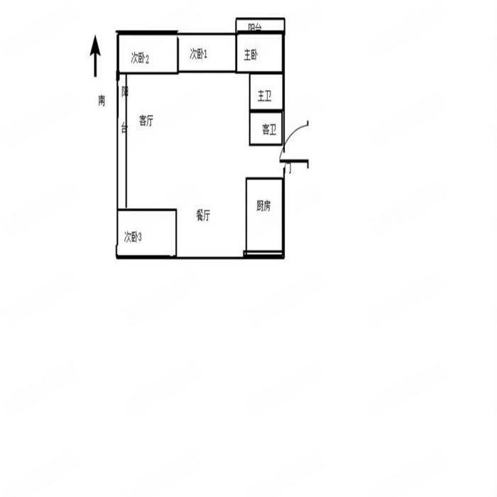 益兴名流府 4室2厅2卫 172m&sup2;