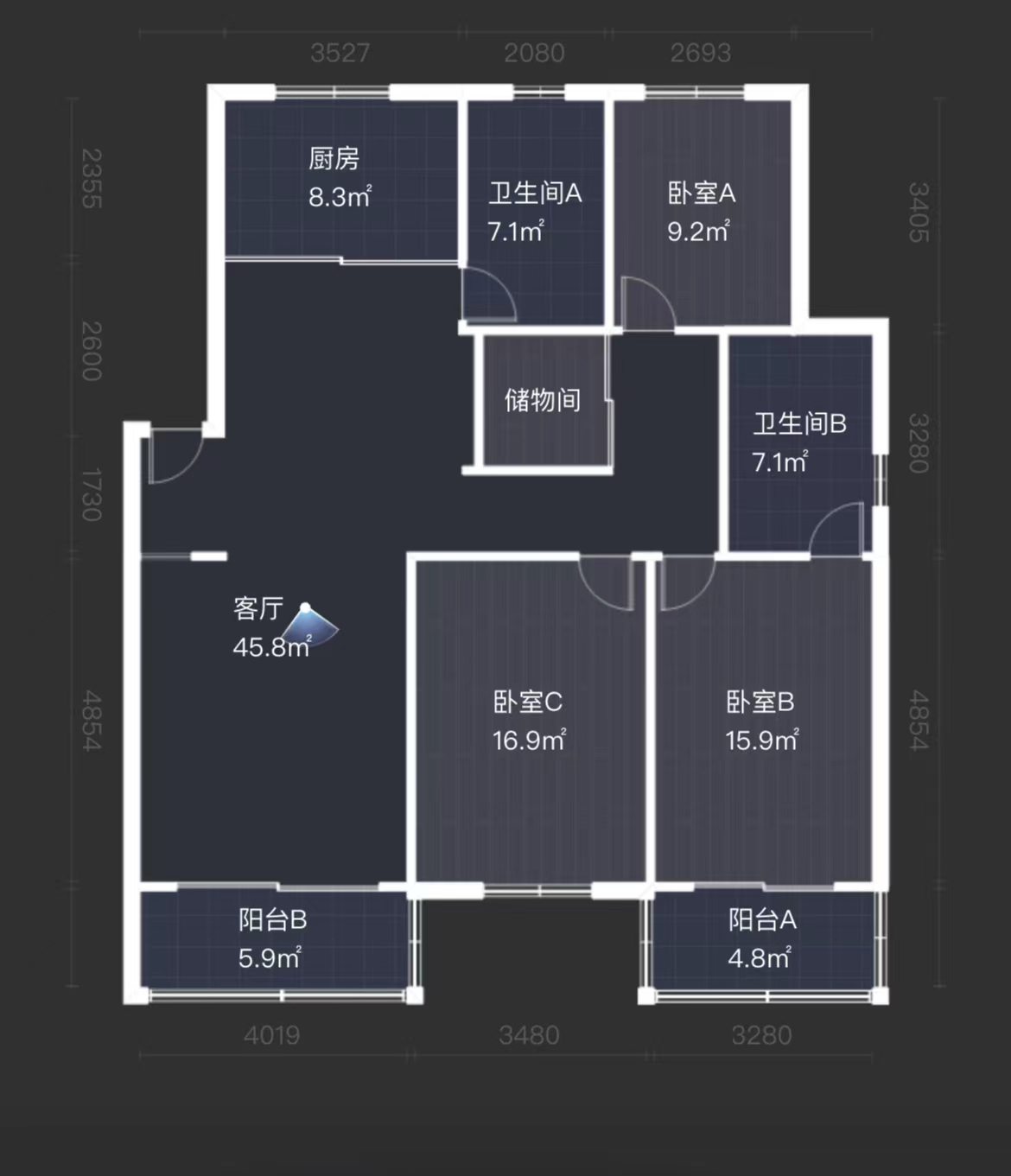 星源花苑 3室2厅2卫 152m&sup2;