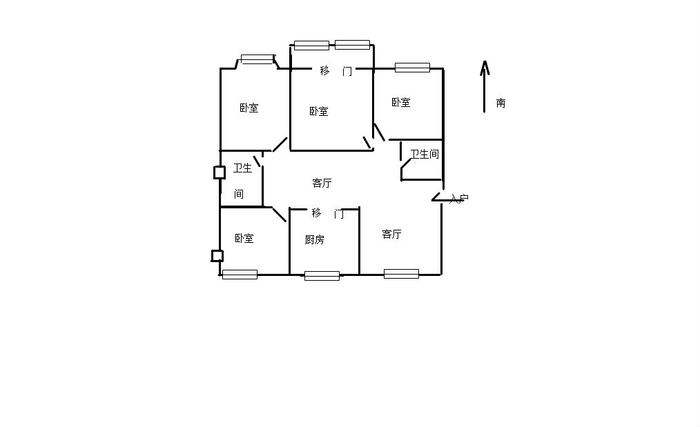 银花苑 4室2厅2卫 167.00m&sup2;