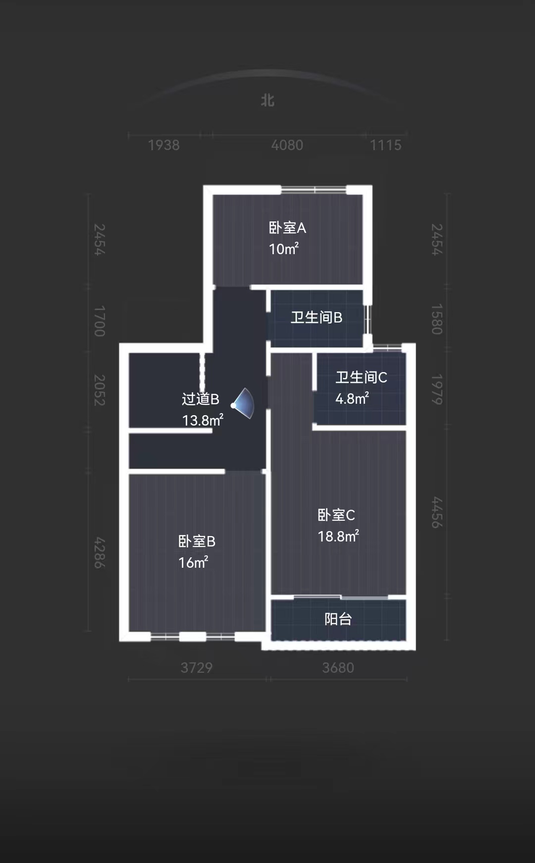 江海艺墅 4室2厅2卫 176.00m²