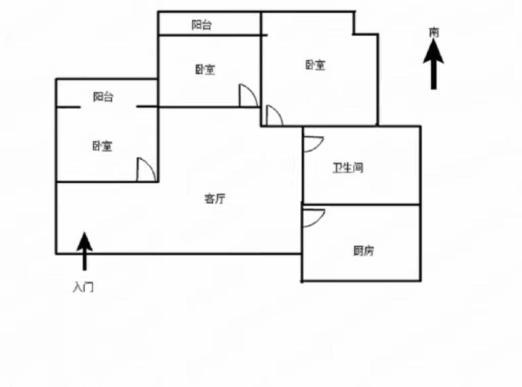 银洲&middot;皇家花园 3室2厅1卫 113m&sup2;
