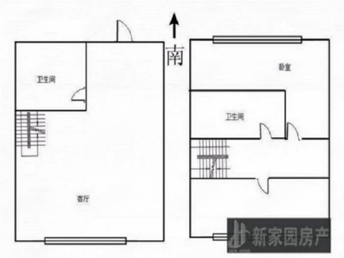 万科爱情公寓 1室1厅1卫 50.00m&sup2;