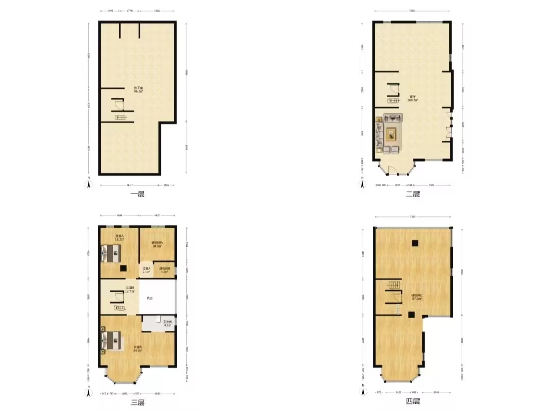南通壹城水清木华 5室2厅3卫 345m&sup2;