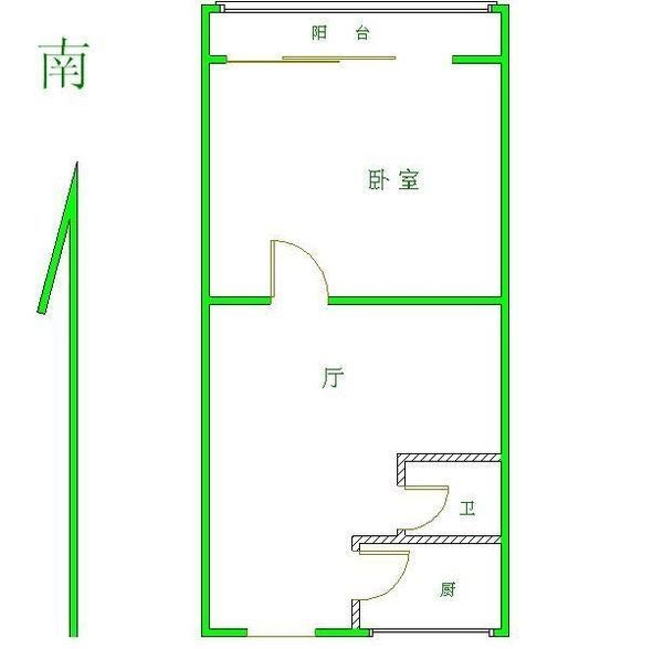永和大厦 室厅卫 62m&sup2;