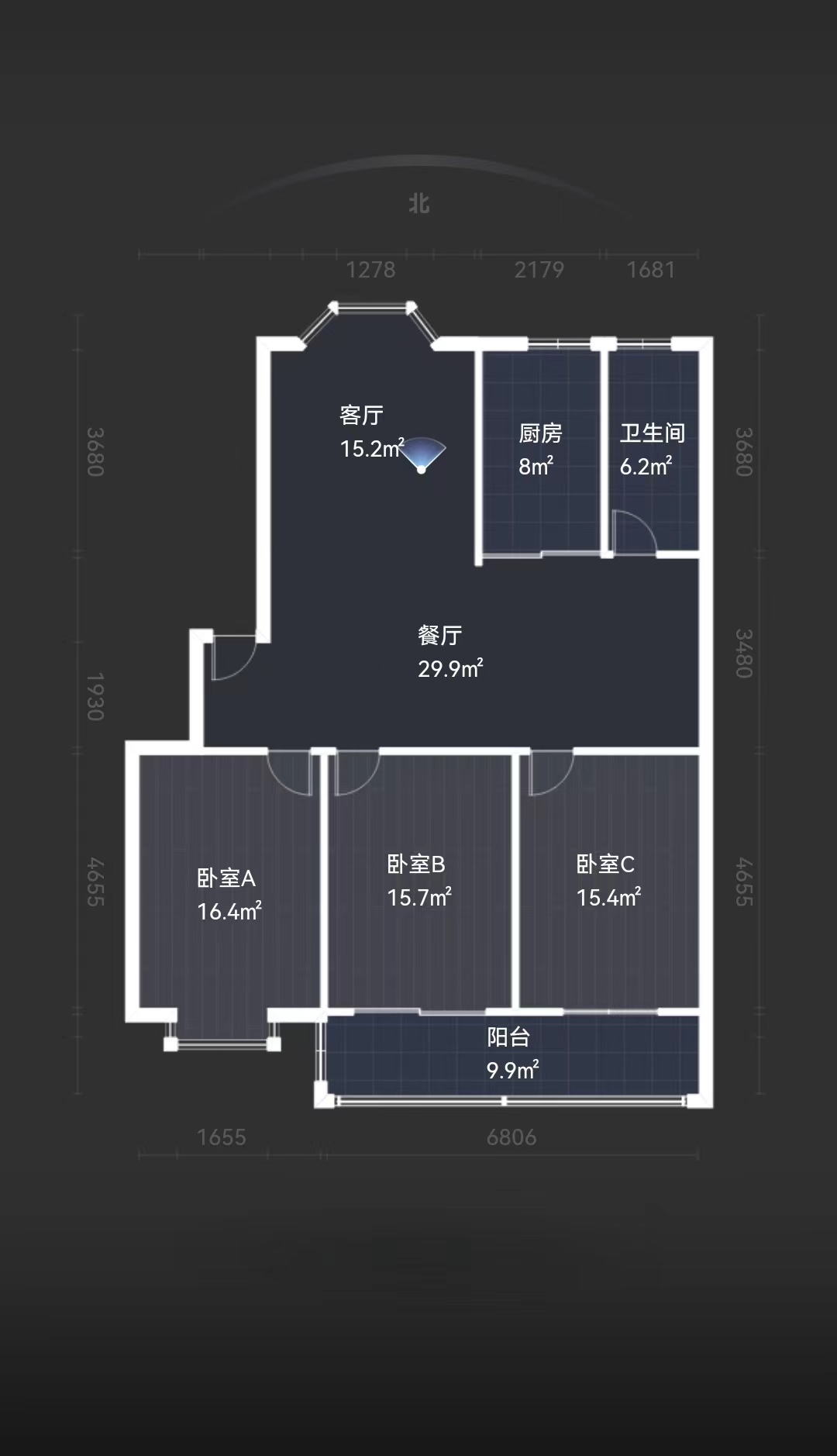 星源佳苑 3室2厅1卫 138m&sup2;