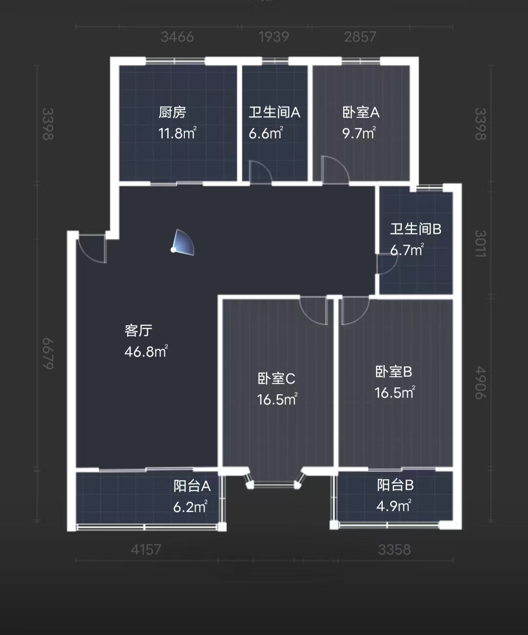 星源花苑 4室2厅2卫 206m&sup2;