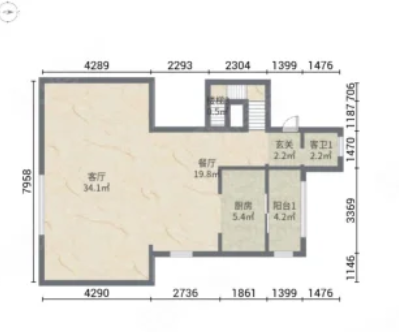 盛和九里香堤一期 4室2厅2卫 260.00m&sup2;