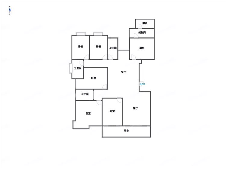 南山湖一号 5室2厅3卫 247m&sup2;