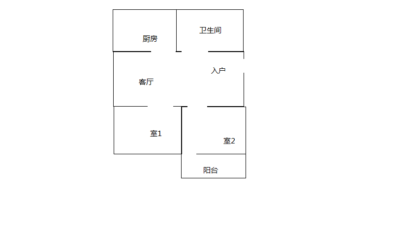 光明南村 2室2厅1卫 86.72m&sup2;