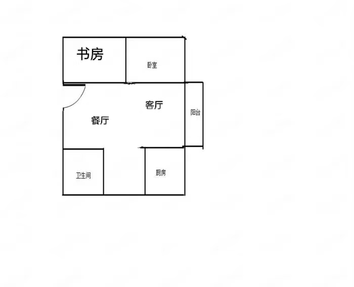 锦峰大厦 2室2厅1卫 86.06m&sup2;