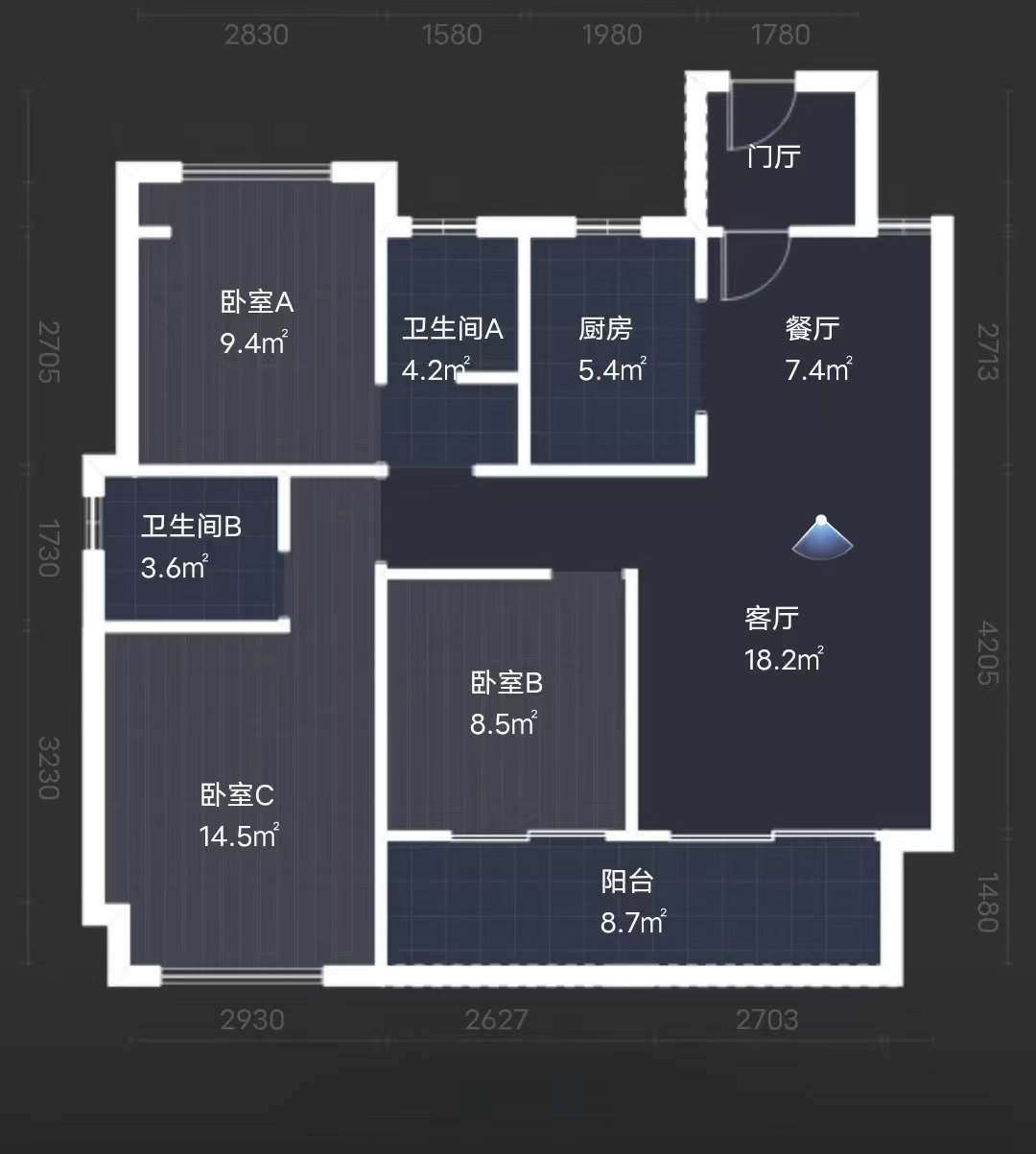 春溪集 4室2厅2卫 108m&sup2;