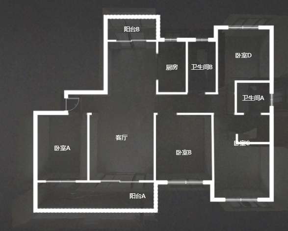 国城璟府 4室2厅2卫 163.89m&sup2;