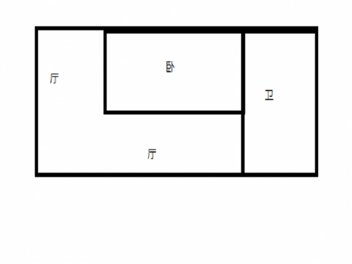 天空之城 1室1厅1卫 30m&sup2;