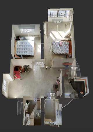 金泰花园A区 2室1厅1卫 70m&sup2;