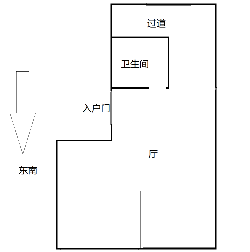 珑府 1室1厅1卫 123m²