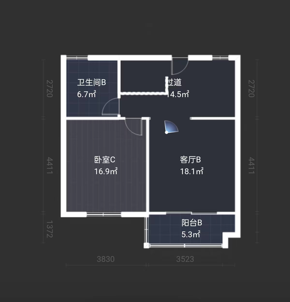 金霞南苑南区 4室2厅2卫 160.00m&sup2;