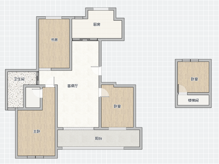 金色城邦 4室2厅2卫 135m&sup2;