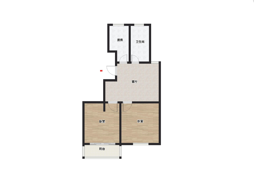 天香苑 3室2厅1卫 108.00m&sup2;