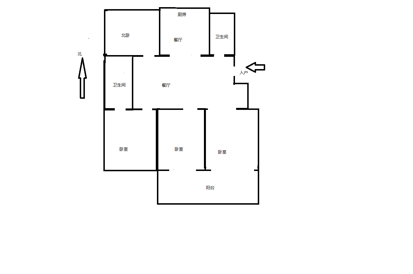 瑞丰花园 3室2厅2卫 129m&sup2;