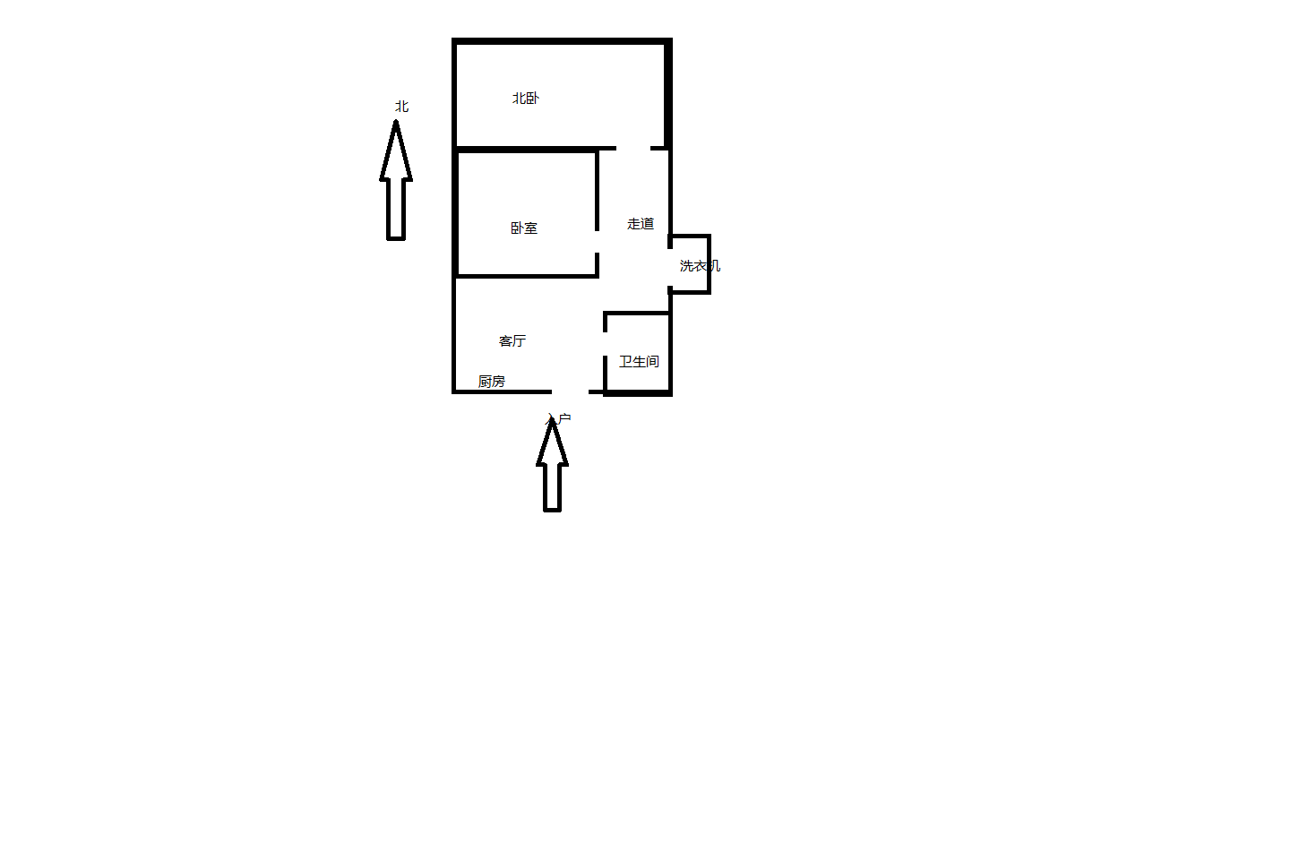 汇富花苑 2室1厅1卫 60m&sup2;