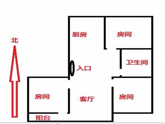 友谊家园 3室2厅1卫 138.00m&sup2;