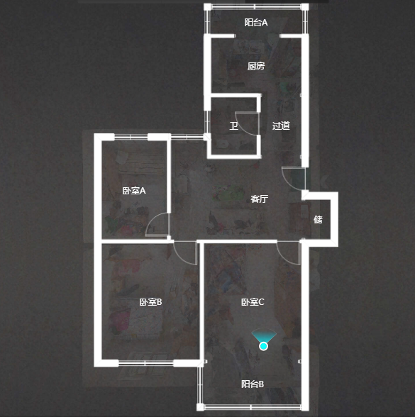 陈家小园东区 3室1厅1卫 70m&sup2;