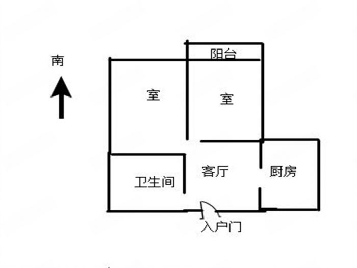 板桥东村 2室1厅1卫 57m²