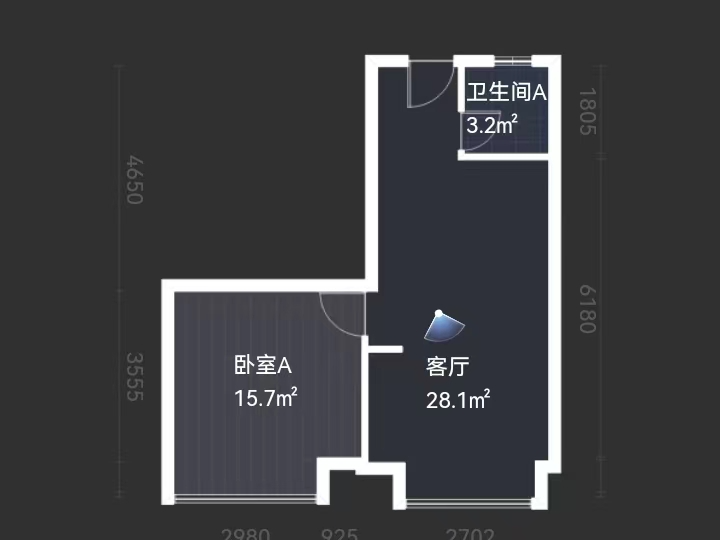 万科爱情公寓 2室1厅1卫 47m&sup2;