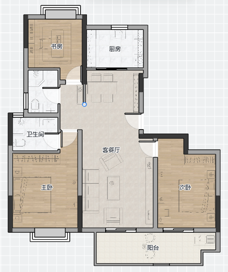春晓熙岸 3室2厅2卫 121m&sup2;