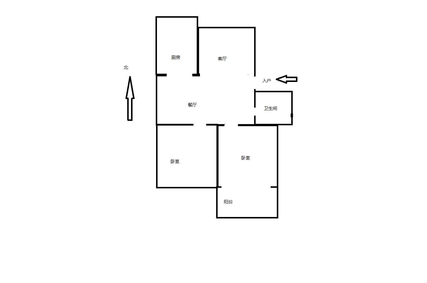 瑞丰花园 2室2厅1卫 99.8m&sup2;