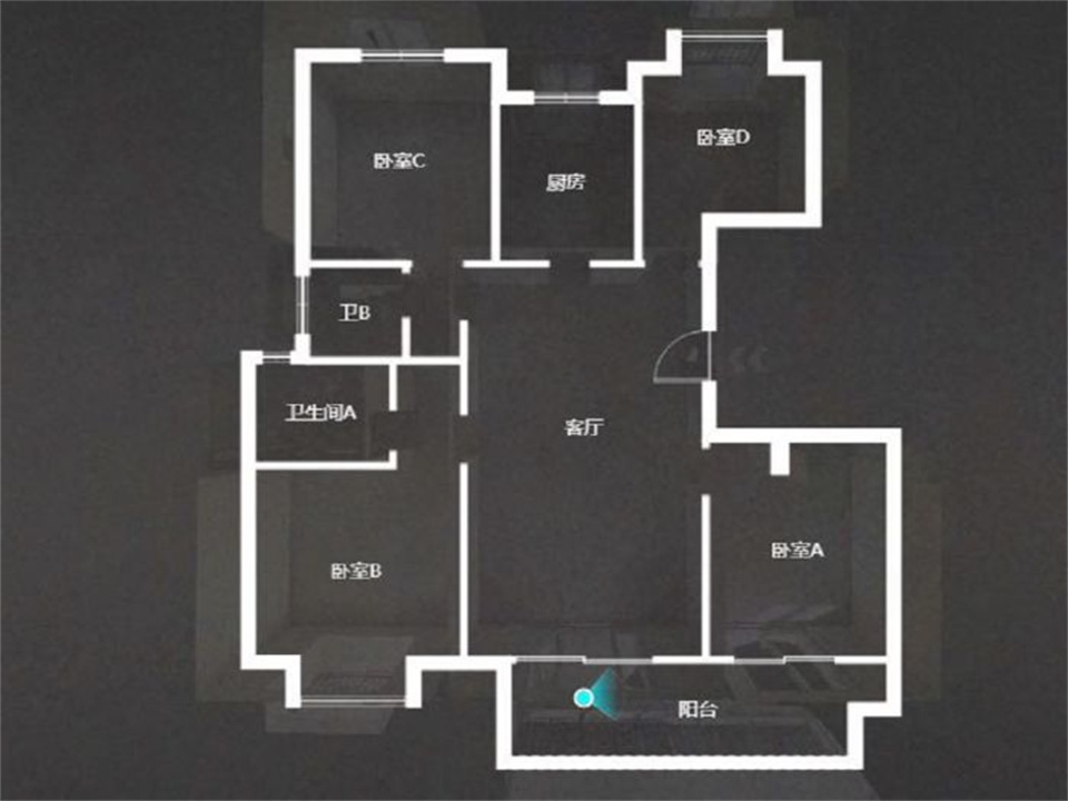 新城香溢紫郡 3室1厅1卫 123m&sup2;