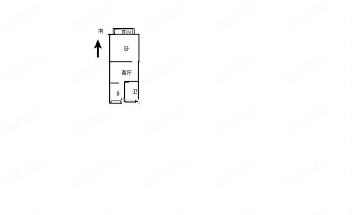 虹桥新村(朝霞路) 1室1厅1卫 46m&sup2;