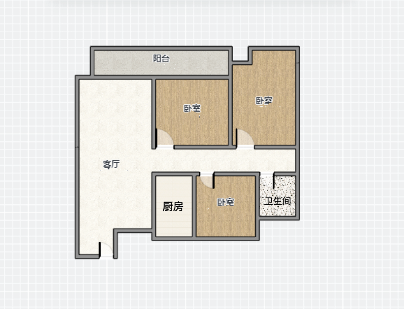 万科&middot;海上明月 2室2厅2卫 95m&sup2;