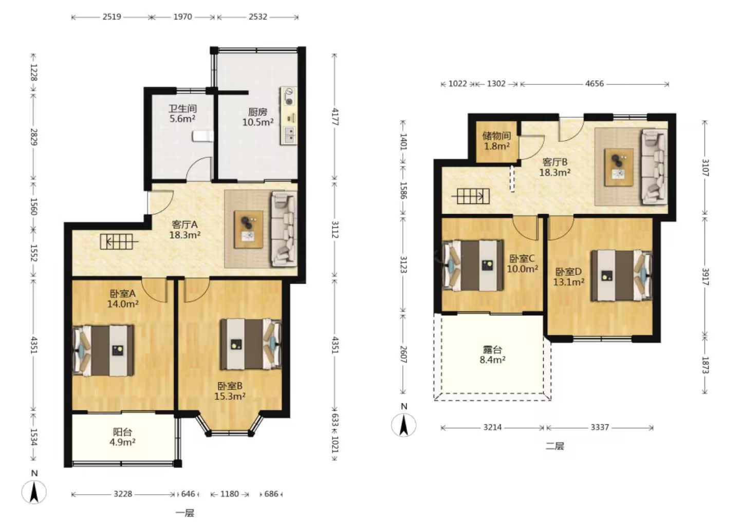 外滩小区 4室0厅0卫 171.00m&sup2;