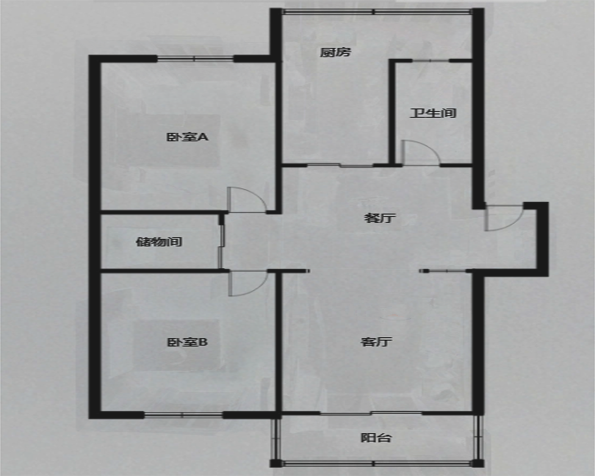 金辉花园 3室2厅1卫 116m&sup2;