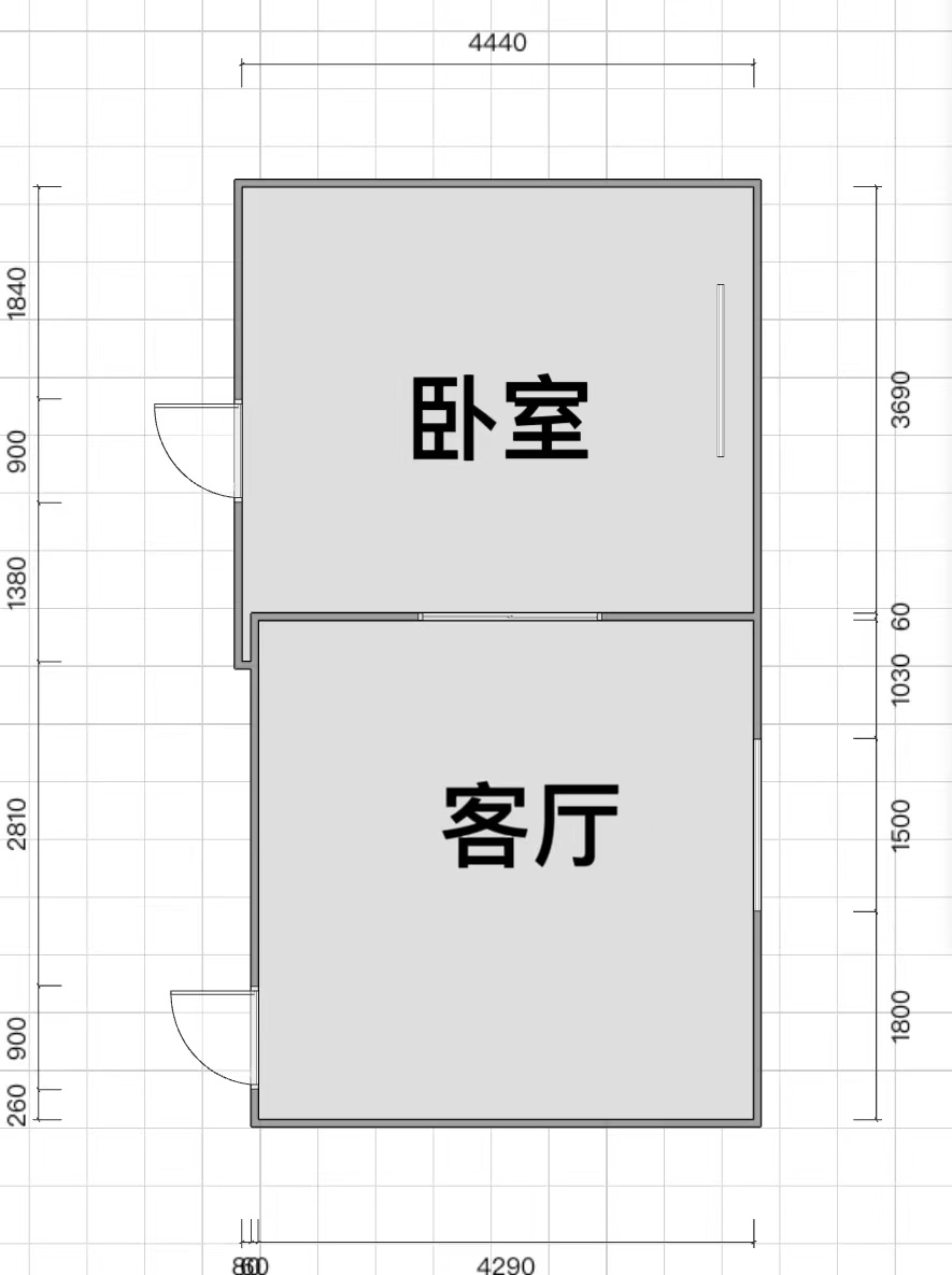 新城新苑 1室1厅1卫 650m&sup2;
