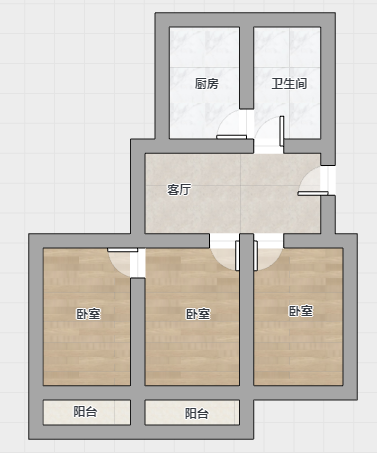北濠桥东村 3室1厅1卫 160m&sup2;