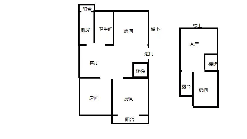 新港花苑 3室2厅2卫 153.00m&sup2;