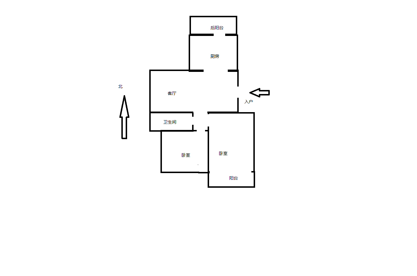 山芝庄新苑 2室1厅1卫 78.00m&sup2;