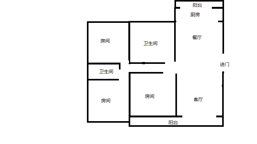 濠江南苑 3室2厅2卫 143.00m²