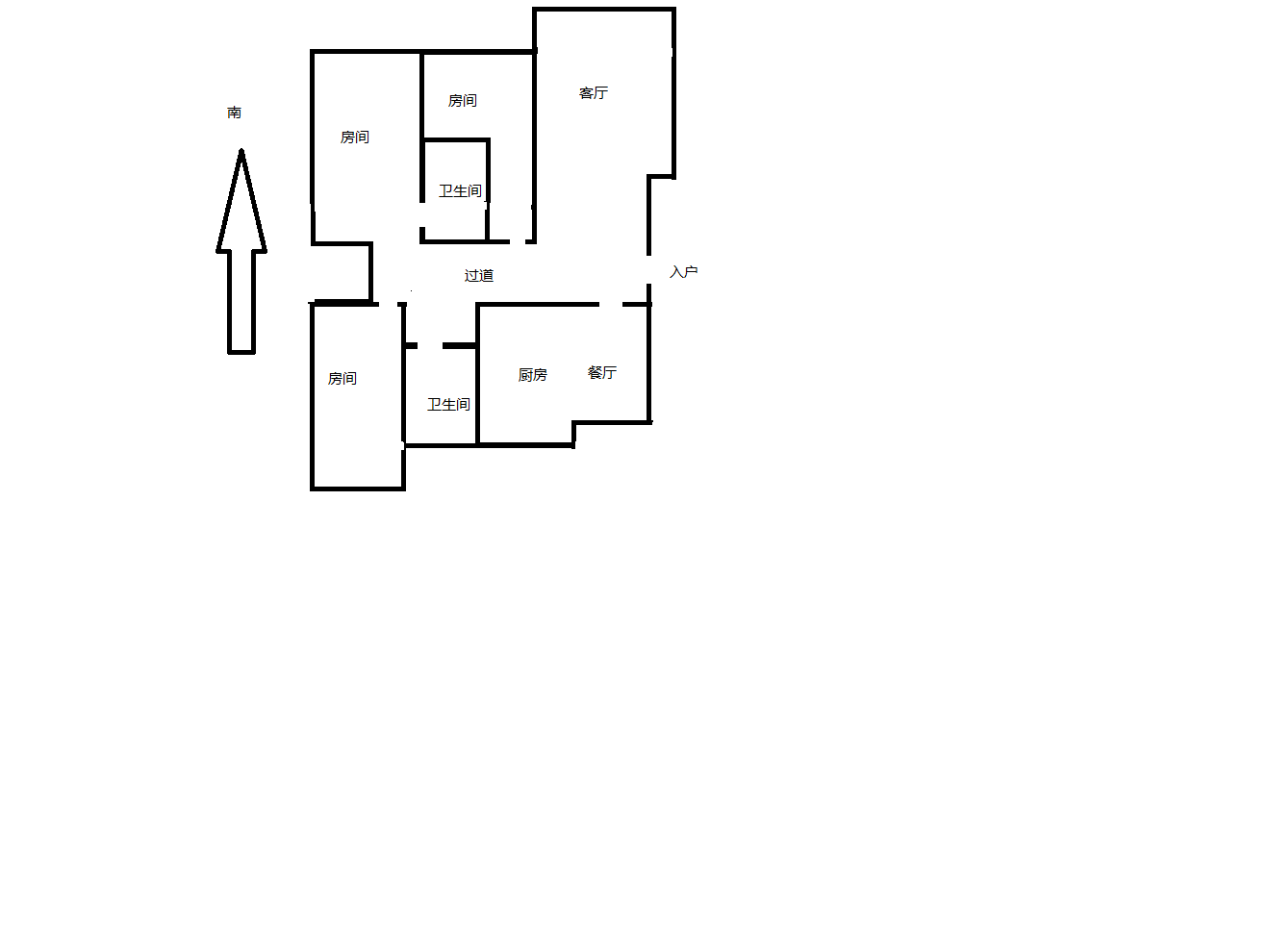 名都广场 3室2厅2卫 178m&sup2;