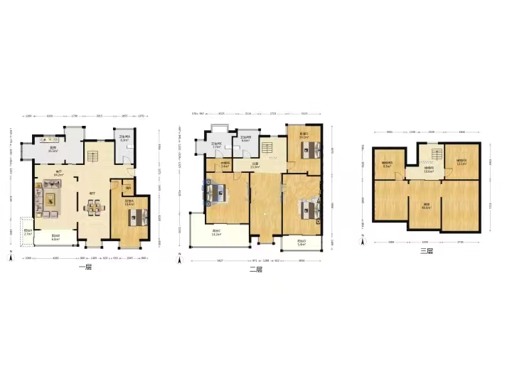博园岚郡 4室2厅2卫 210.00m&sup2;