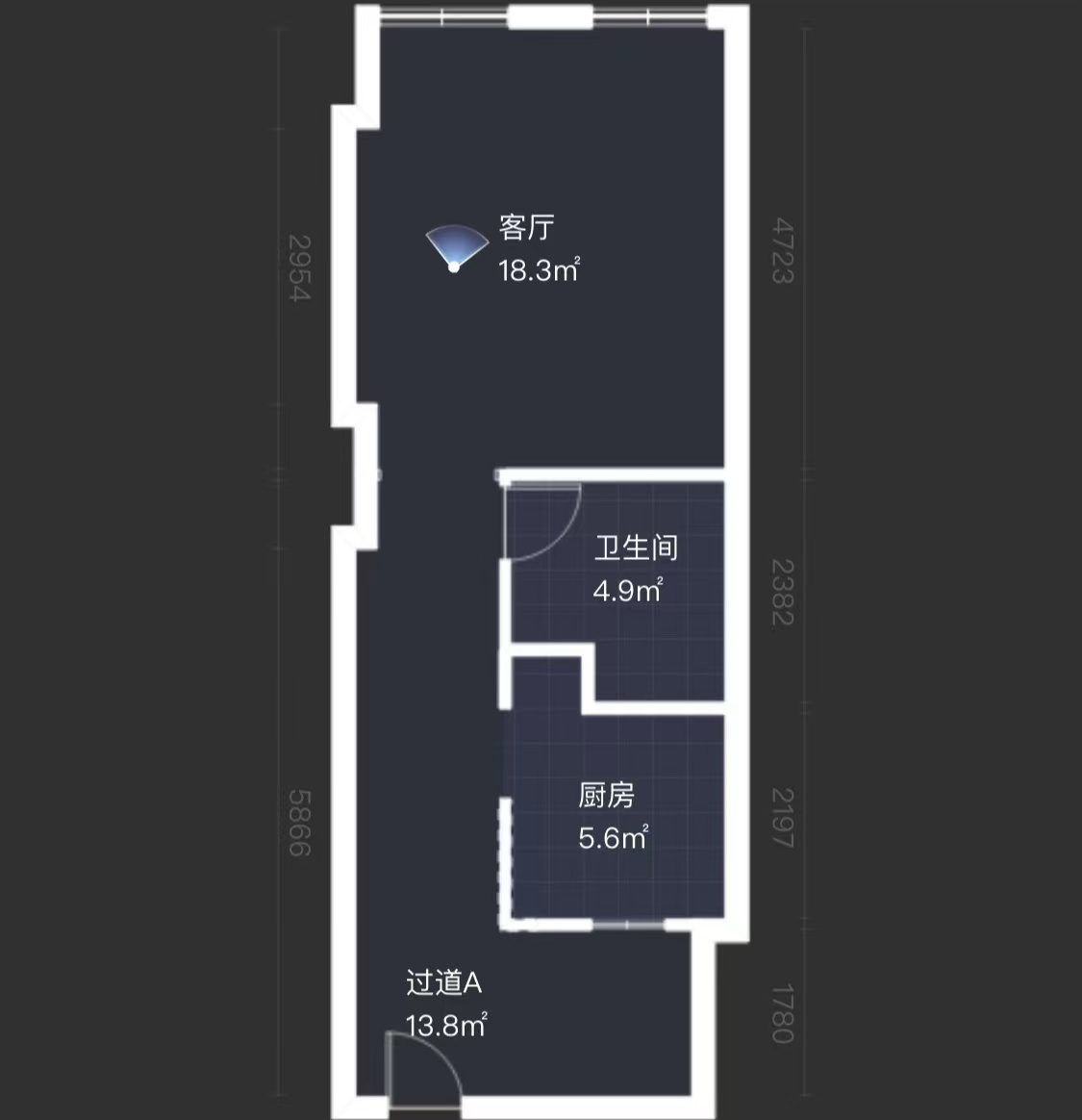 永和大厦 3室1厅1卫 64m&sup2;